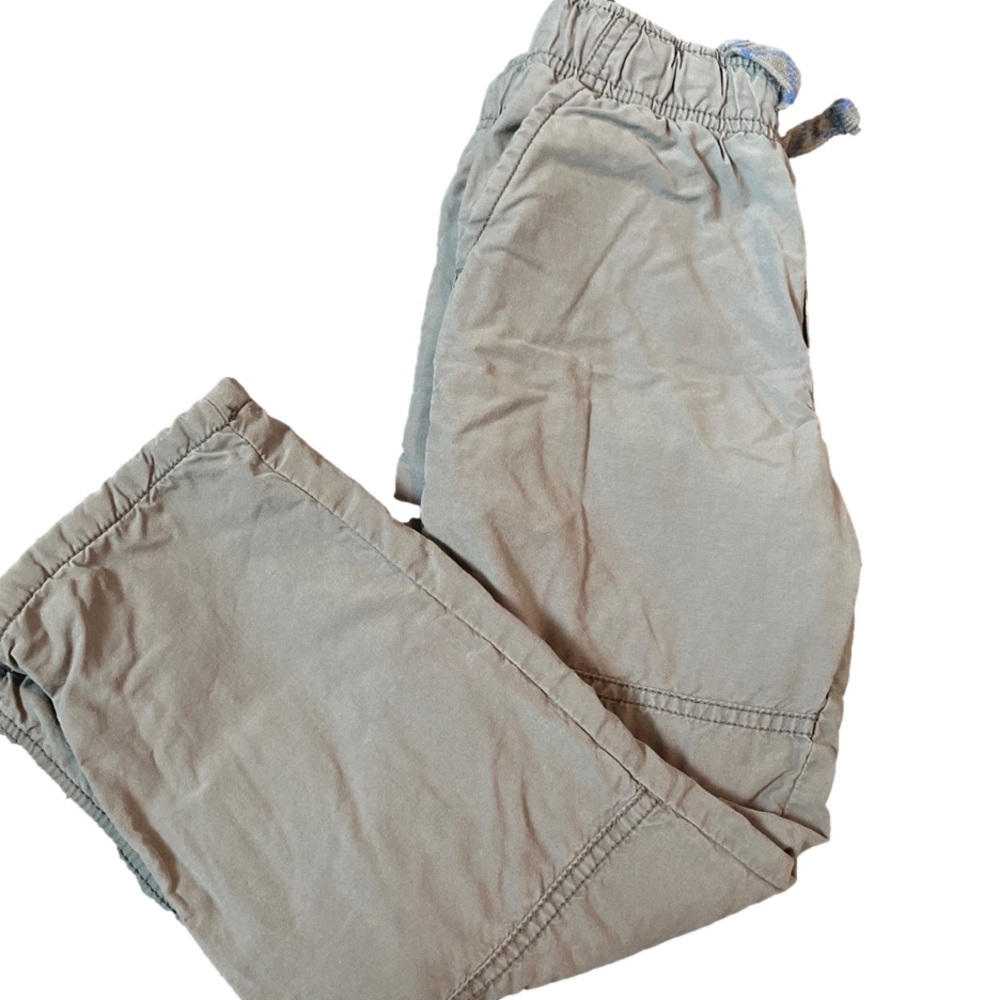 Fleece Lined grey Pants Boys size 5 Gymboree